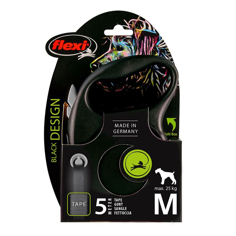 Flexi Black Design, Gurt, schwarz