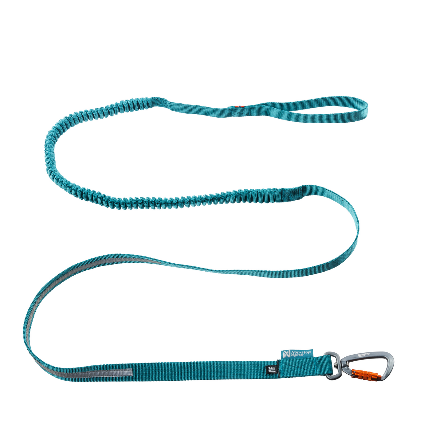 Non‑Stop Dogwear Touring Bungee Leash ergonomischer Griff und Bungee‑Abschnitt