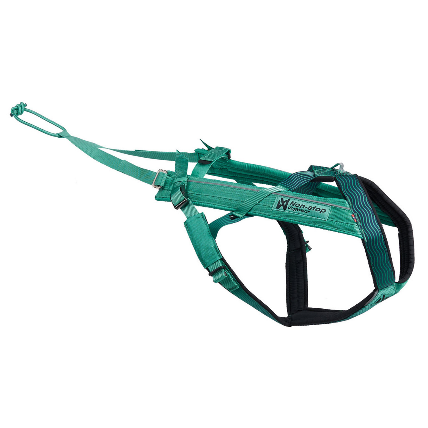 Non-stop Dogwear Freemotion Harness 5.0 Zuggeschirr aqua Seitenansicht