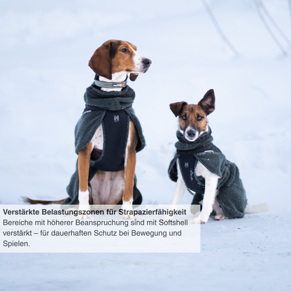 Wool dog jacket