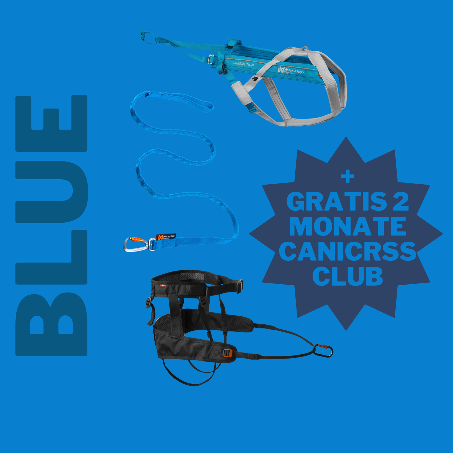 Canicross Set Blue